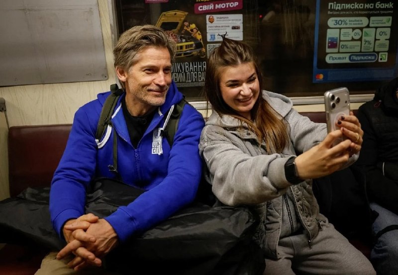 “Game of Thrones” star Nikolaj Coster-Waldau arrives in Kyiv