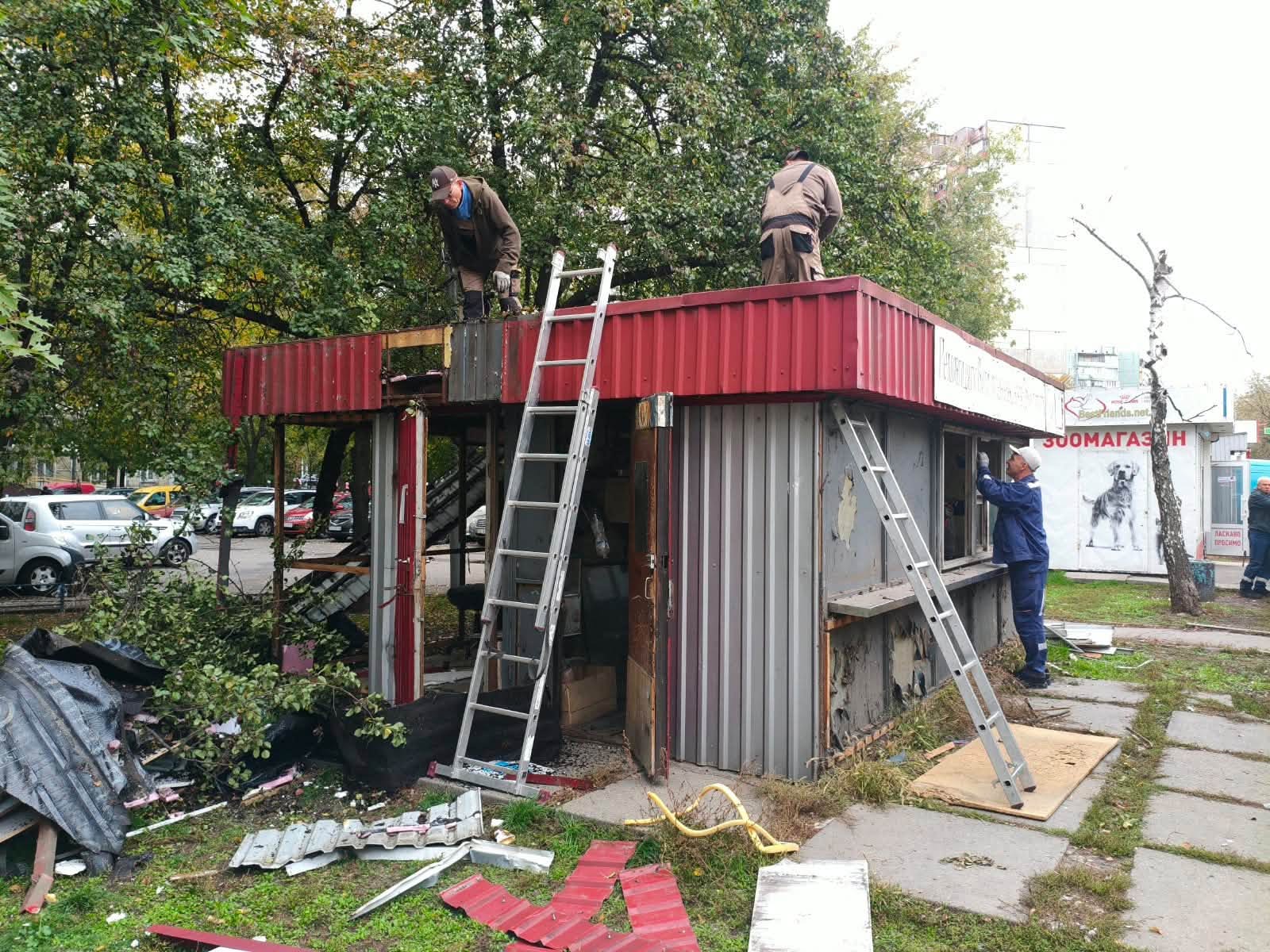 У Києві за тиждень прибрали 55 незаконних МАФів