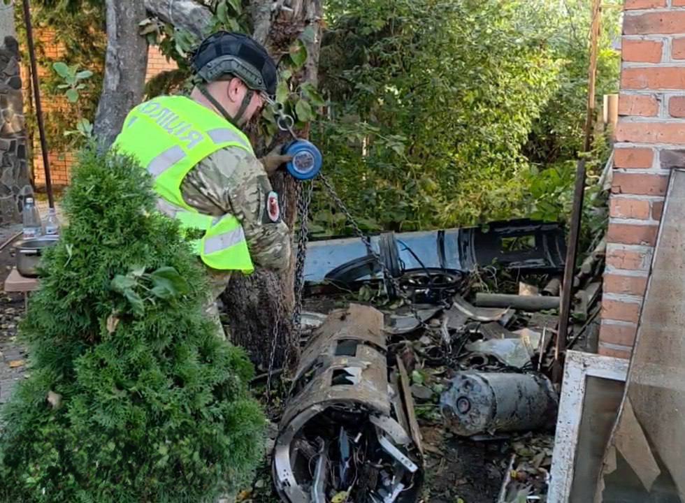 У Києві виявили нездетоновану бойову частину БпЛА «Герань-5»
